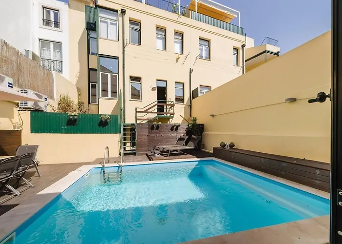 Chiado Gem Private Pool & Patio Retreat Apartament *