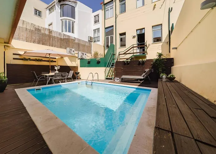Apartament Chiado Gem Private Pool & Patio Retreat