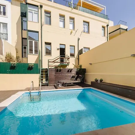 Private Pool Chiado Gem, Patio Retreat Wac Daire *