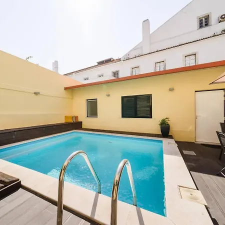 Private Pool Chiado Gem, Patio Retreat Wac * Lisboa